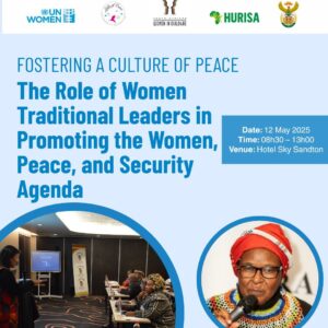 CMA’s Director Prof Wielenga featured on The Role of Women Traditional Leaders in promoting the Women, Peace, and Security Agenda.