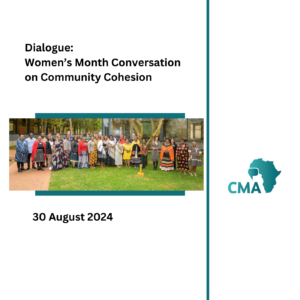 Dialogue – Women’s Month Conversation on Community Cohesion